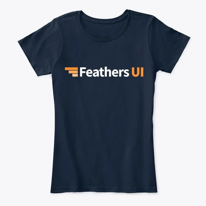 Women's Feathers UI T-Shirt (Color Text)